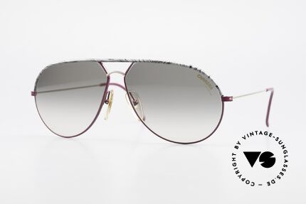Carrera 5428 Rare Alte Sonnenbrille 80er, klassische Carrera vintage Sonnenbrille der 1980er, Passend für Herren und Damen