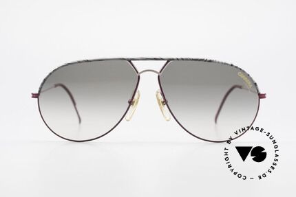 Carrera 5428 Rare Alte Sonnenbrille 80er, Metall-Fassung mit interessanter Farbkombination, Passend für Herren und Damen