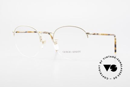 Giorgio Armani 142 Randlose 80er Panto Fassung, zeitlose GIORGIO Armani 1980er Designer-Fassung, Passend für Herren und Damen Giorgio Armani 142 Randlose 80er Panto Fassung, zeitlose GIORGIO Armani 1980er Designer-Fassung, Passend für Herren und Damen