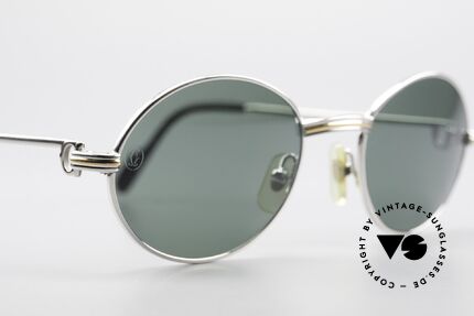 Cartier Saint Honore Ovale Luxus Sonnenbrille 90er, 2nd hand in tollem Zustand (Gläser sind kratzerfrei), Passend für Herren