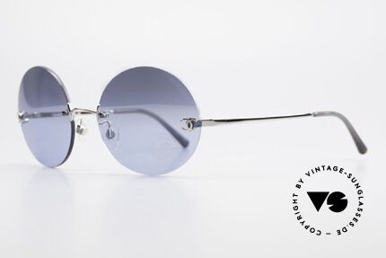 Chanel 4056 Runde Luxus Brille Randlos, Luxus-Lifestyle & Top-Funktionalität (wiegt nur 18g), Passend für Herren und Damen