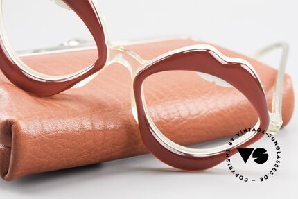 Anglo American Optical LIPS AAO Lippenbrille 60er Original, ungetragen und mit einem echten alten vintage Etui, Passend für Damen