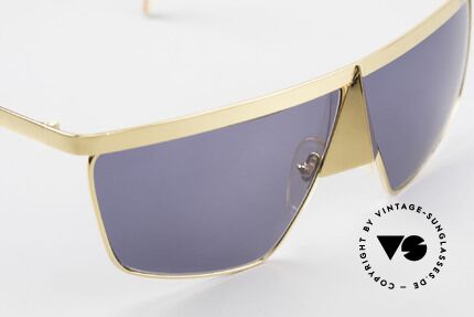 Casanova FC10 Nasenbrille 24kt Sonnenbrille, inzwischen ein kostbares Sammlerobjekt; vergoldet!, Passend für Herren und Damen