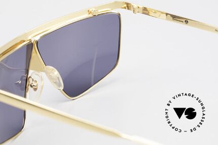 Casanova FC10 Nasenbrille 24kt Sonnenbrille, kunstvolle vintage Rarität in ungetragenem Zustand, Passend für Herren und Damen