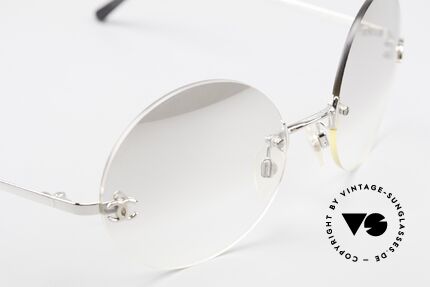 Chanel 4056 Runde Luxus Sonnenbrille 90er, ungetragenes Designerstück mit original Chanel Etui, Passend für Herren und Damen