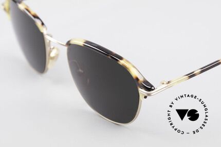 Cutler And Gross 0373 Designer Panto Sonnenbrille, schlicht, aber Materialien & Verarbeitung auf top-Niveau, Passend für Herren und Damen