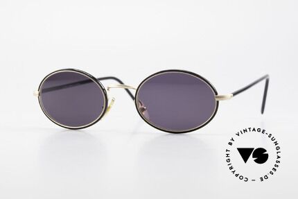 Cutler And Gross 0350 Ovale Vintage Sonnenbrille, Cutler & Gross London Designerbrille der späten 90er, Passend für Herren und Damen
