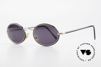 Cutler And Gross 0350 Ovale Vintage Sonnenbrille, stilvoll & unverwechselbar; auch ohne pompöse Logos, Passend für Herren und Damen