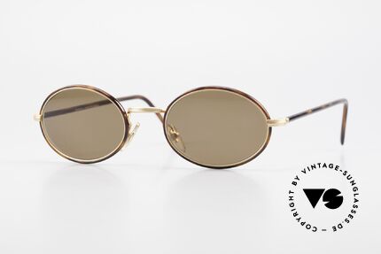 Cutler And Gross 0350 Vintage Sonnenbrille Oval 90er, Cutler & Gross London Designerbrille der späten 90er, Passend für Herren und Damen