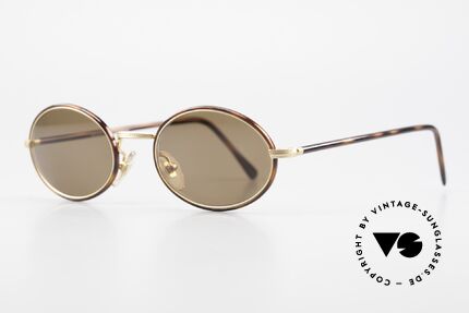 Cutler And Gross 0350 Vintage Sonnenbrille Oval 90er, stilvoll & unverwechselbar; auch ohne pompöse Logos, Passend für Herren und Damen