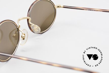 Cutler And Gross 0350 Vintage Sonnenbrille Oval 90er, KEINE Retrobrille, sondern ein 20 Jahre altes Original!, Passend für Herren und Damen