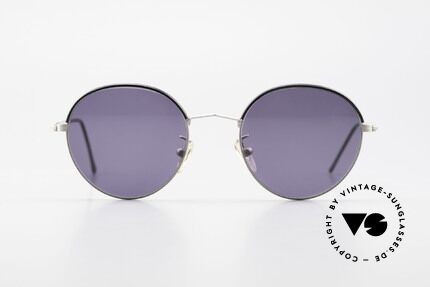 Cutler And Gross 0391 Runde Designer Pantobrille, klassisch, zeitlose Understatement Luxus-Sonnenbrille, Passend für Herren und Damen