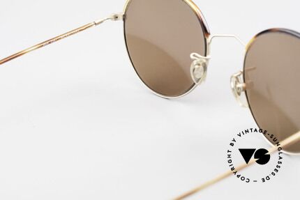 Cutler And Gross 0391 Runde Brille Windsorringe, KEINE Retrobrille, sondern ein 20 Jahre altes Original!, Passend für Herren und Damen