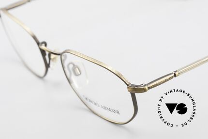 Giorgio Armani 187 Klassische Herrenbrille 90er, ungetragen; wie all unsere 90er Jahre Designklassiker, Passend für Herren