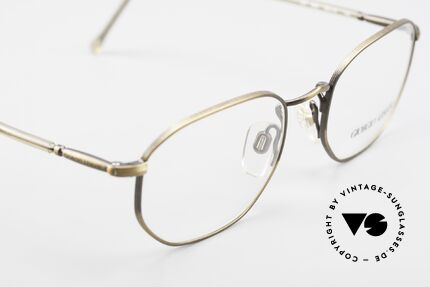 Giorgio Armani 187 Klassische Herrenbrille 90er, KEINE Retromode; sondern ein altes Armani-Original, Passend für Herren