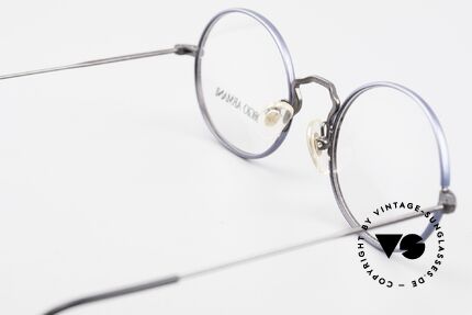 Giorgio Armani 247 No Retro Brille Oval Vintage, die Metall-Fassung kann beliebig verglast werden, Passend für Herren und Damen