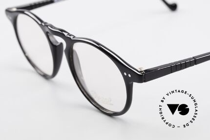 Persol 750 Ratti 80er Vintage Panto Fassung, 125mm Breite = eher für schmale Gesichter geeignet, Passend für Herren und Damen