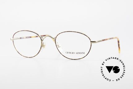 Giorgio Armani 225 Klassische Vintage Brille 90er, vintage Giorgio Armani DesignerFassung der 90er Jahre, Passend für Herren und Damen