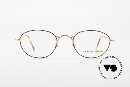 Giorgio Armani 225 Klassische Vintage Brille 90er, absoluter Klassiker in Farbe und Form; zeitlos elegant, Passend für Herren und Damen
