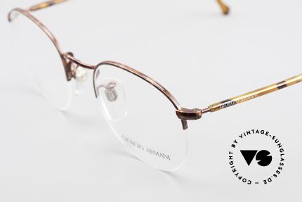 Giorgio Armani 142 Randlose Panto Fassung Small, ungetragenes Einzelstück in zeitloser 80er Qualität, Passend für Herren und Damen