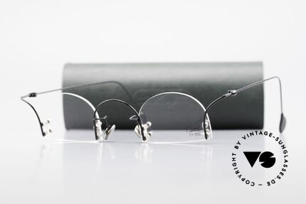 Paul Chiol 2000 Randlose Vintage Kunstbrille, Größe: small, Passend für Herren und Damen
