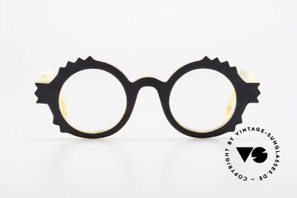 Anne Et Valentin Herrison Kunstvolle 80er Vintage Brille, das Ehepaar Anne (Künstlerin) und Valentin (Optiker), Passend für Damen