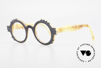 Anne Et Valentin Herrison Kunstvolle 80er Vintage Brille, kreieren und leben seit 1980 für ihre eigene Kollektion, Passend für Damen