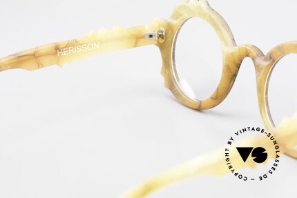 Anne Et Valentin Herrison Kunstvolle 80er Vintage Brille, Größe: small, Passend für Damen
