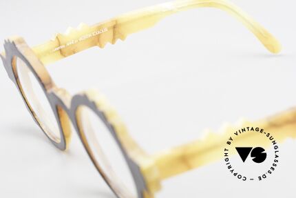 Anne Et Valentin Herrison Kunstvolle 80er Vintage Brille, Größe: small, Passend für Damen