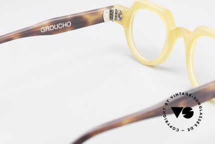 Anne Et Valentin Groucho Echt Alte 80er Vintage Brille, ungetragenes Einzelstück aus den 80ern (mit orig. Etui), Passend für Herren und Damen