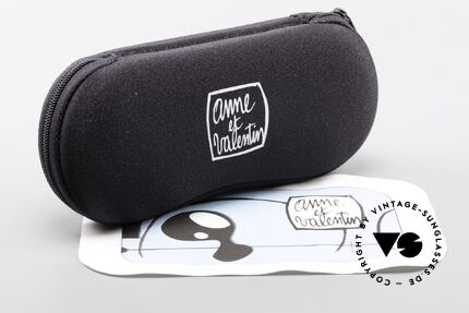 Anne Et Valentin Belphegor Alte 80er Brille Echt Vintage, Größe: small, Passend für Damen