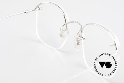 Algha Parklane 14k Rolled Gold Brille Randlos, 120mm Breite der Fassung = europäische "S"-Größe!, Passend für Herren