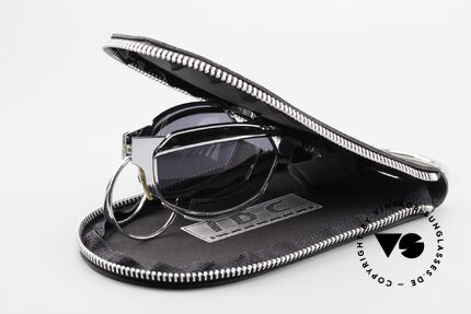 IDC G1 Folding Grosse Faltsonnenbrille 90er, Größe: extra large, Passend für Herren