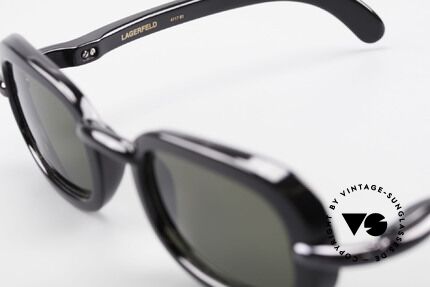 Karl Lagerfeld 4117 Rare 90er Damen Sonnenbrille, Größe: large, Passend für Damen