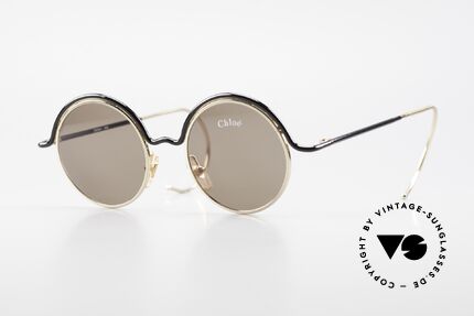 Chloe Show 1 Runde Sonnenbrille Damen, runde vintage Designersonnenbrille von CHLOE, Passend für Damen