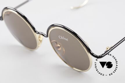 Chloe Show 1 Runde Sonnenbrille Damen, KEINE Retrobrille, sondern ein seltenes Original, Passend für Damen