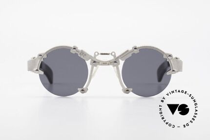 Hi Tek Cult 8 Steampunk Federmechanismus, runde, retro-futuristische Brille von HI-TEK LONDON, Passend für Herren und Damen