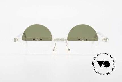 Design Maske Berlin - Omega Mit Drehbaren Sonnengläsern, phantasievolle 90er Jahre Designs; made in Kreuzberg, Passend für Herren und Damen