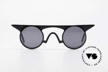 Design Maske Berlin - Jason Kunstvolle Sonnenbrille 90er, phantasievolle 90er Jahre Designs; made in Kreuzberg, Passend für Damen