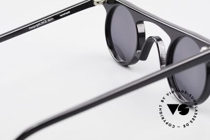 Design Maske Berlin - Jason Kunstvolle Sonnenbrille 90er, schmale 112mm Breite = eine SMALL Größe für Damen, Passend für Damen