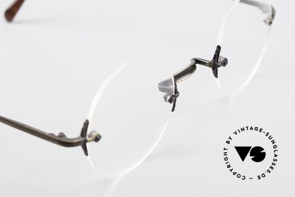 Bonneville by Brendel Schlichte Alte Randlosbrille, ungetragenes Einzelstück für Qualitätsliebhaber, Passend für Herren und Damen