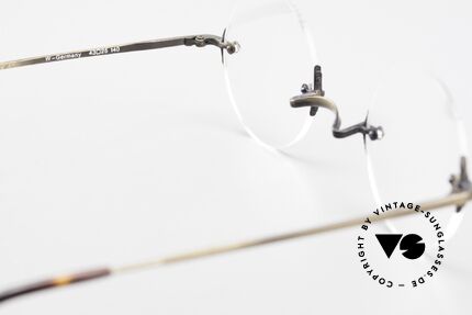 Bonneville by Brendel Schlichte Alte Randlosbrille, KEINE Retrobrille, sondern ein vintage ORIGINAL, Passend für Herren und Damen