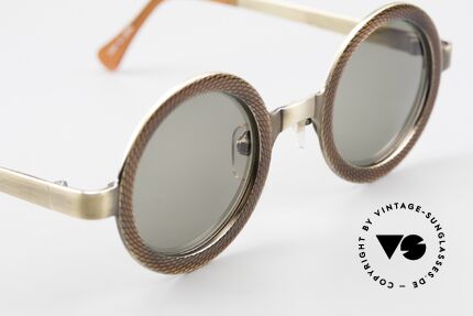 Rosana R4 Runde Insider Sonnenbrille, ungetragenes Einzelstück für alle, die Qualität lieben, Passend für Herren und Damen