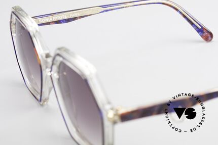 Sonia Rykiel SR46 756 Achteckige 70er Sonnenbrille, KEINE Retrosonnenbrille; ein altes vintage ORIGINAL!, Passend für Damen