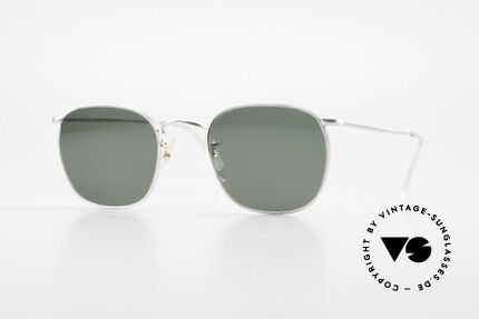 Algha Quadra 50/22 Alte Gold Filled Sonnenbrille, alte vintage Sonnenbrille von Algha, UK Optical, Passend für Herren