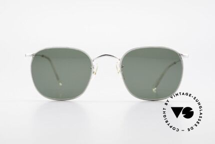 Algha Quadra 50/22 Alte Gold Filled Sonnenbrille, fast quadratische Brille aus den späten 1970ern, Passend für Herren