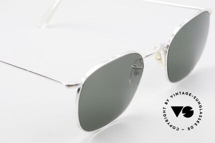 Algha Quadra 50/22 Alte Gold Filled Sonnenbrille, ungetragene Rarität in medium Größe 50/22, 135, Passend für Herren