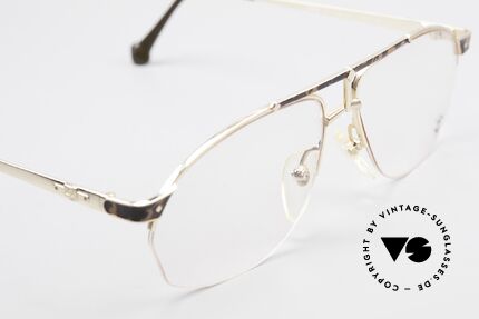 MCM München 10 Vergoldete Brille Wurzelholz, ungetragen (wie alle unsere alten MCM-Originale), Passend für Herren