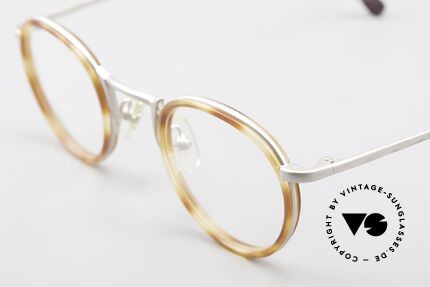 Freudenhaus Bido Runde 90er Designer Brille, ungetragen (wie alle unsere vintage Designerbrillen), Passend für Herren und Damen