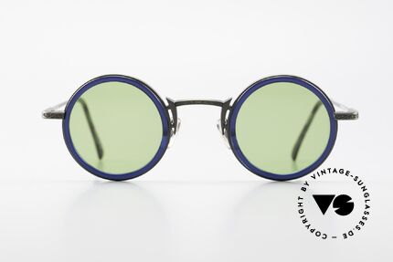 Freudenhaus Domo Runde Designer Sonnenbrille, exzellente Materialkombination (Kunststoff & Titan), Passend für Herren